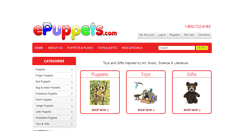 Desktop Screenshot of epuppets.com
